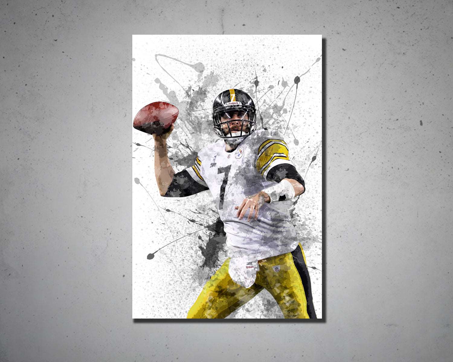 Ben Roethlisberger Canvas Wall Art