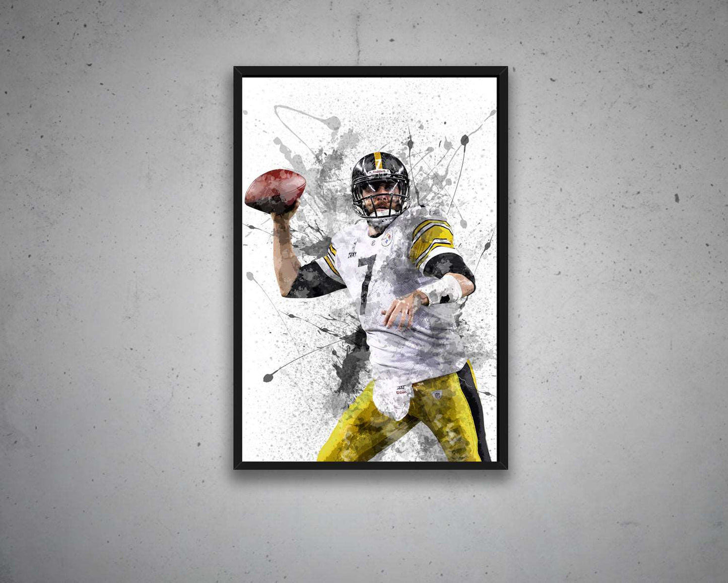 Ben Roethlisberger Canvas Wall Art