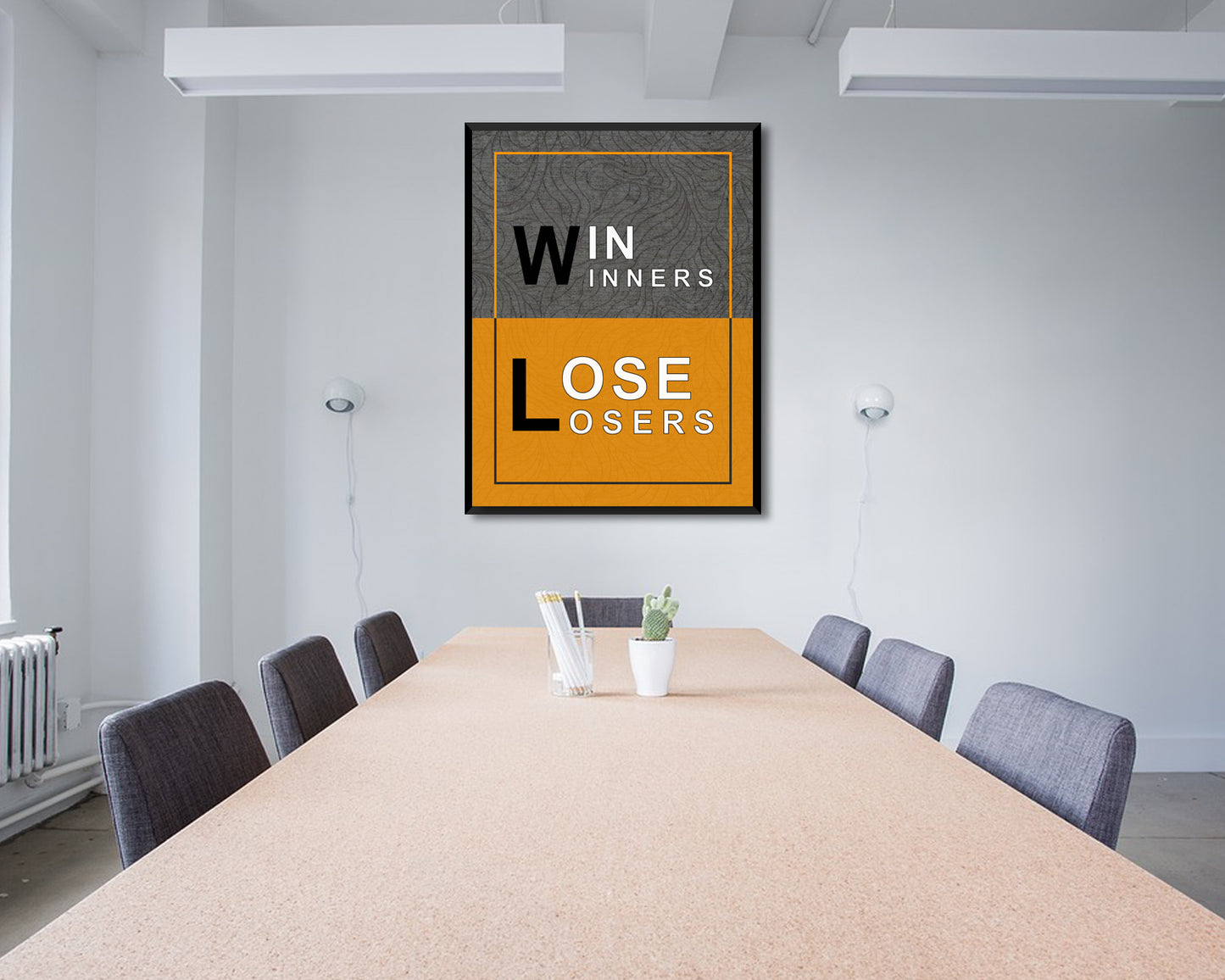 Winners Loosers Canvas Wall Art
