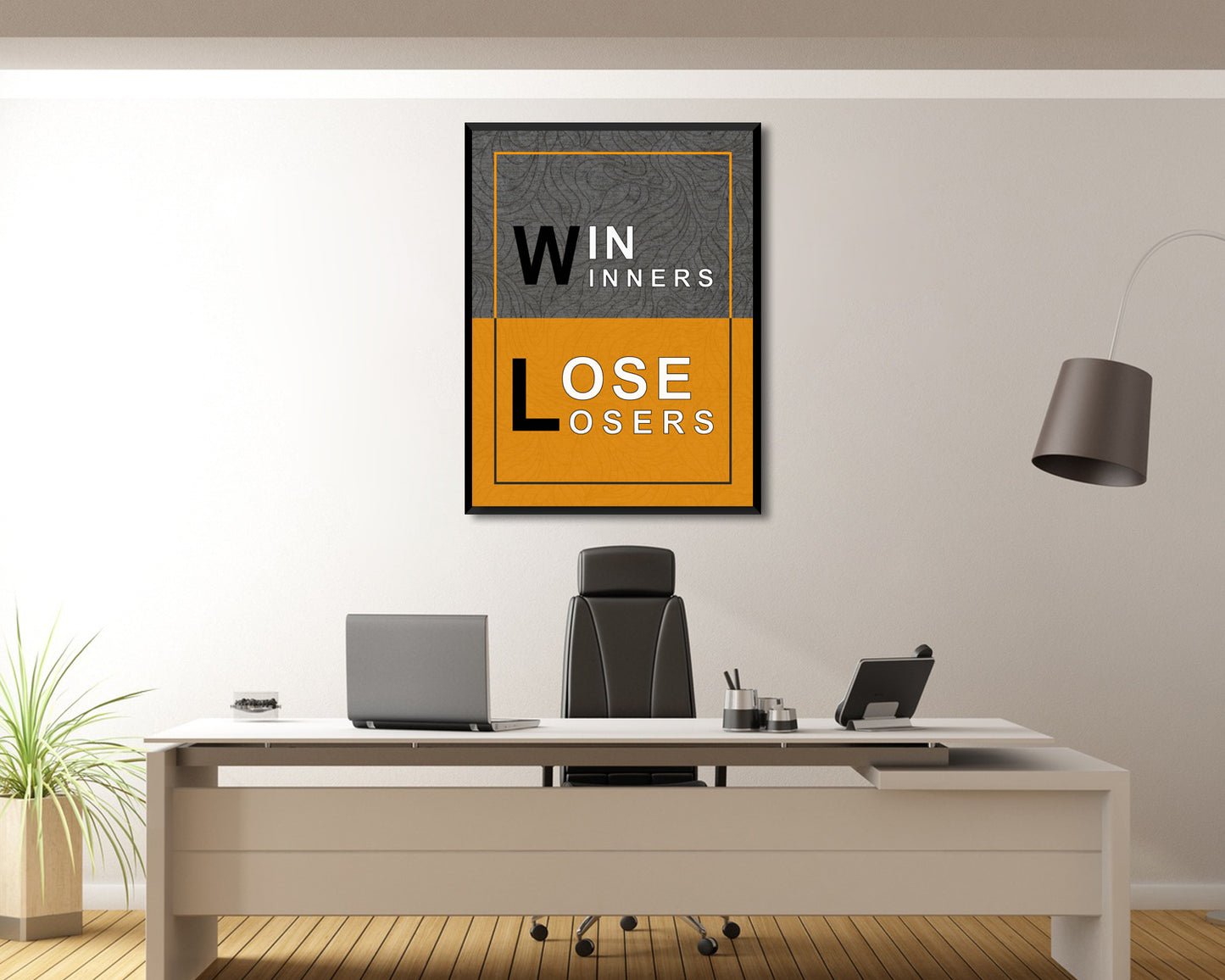 Winners Loosers Canvas Wall Art