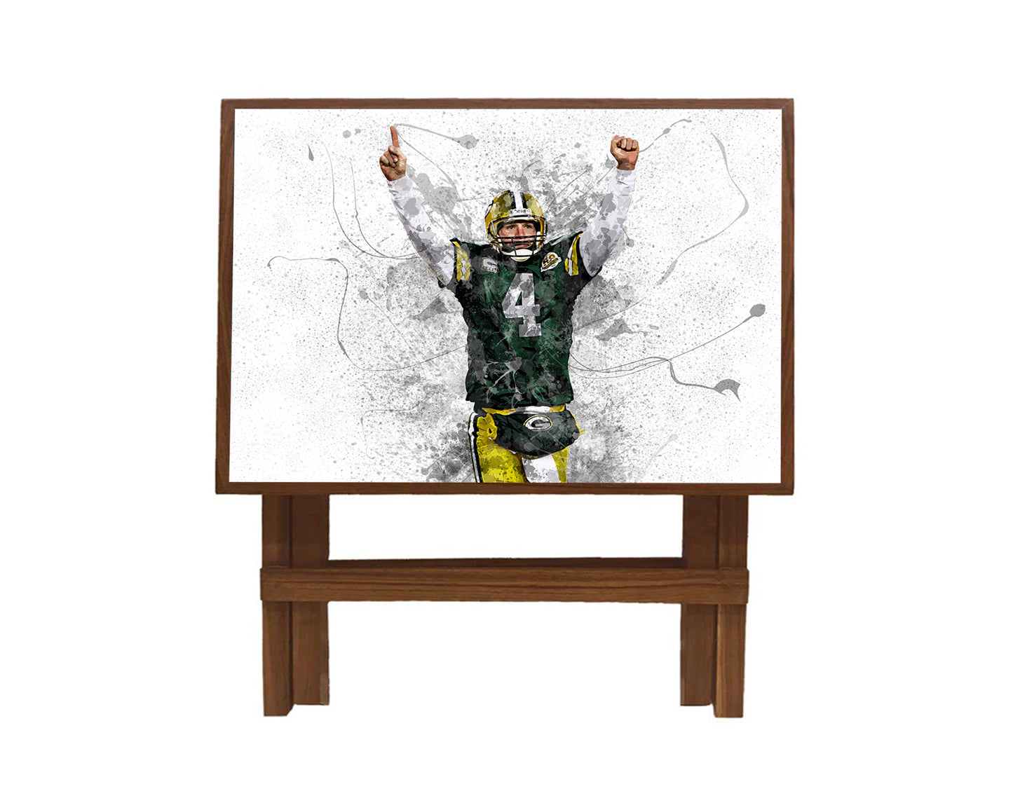 Brett Favre Splash Effect Coffee and Laptop Table