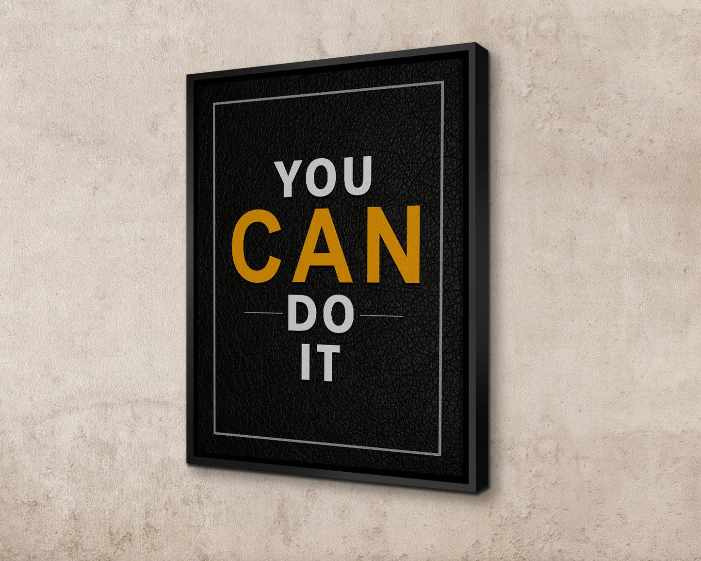 You can do it Canvas Wall Art