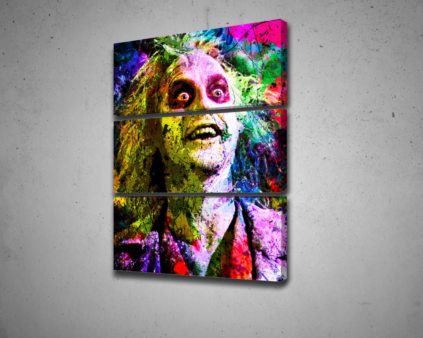 Beetlejuice Multicolour Wall Art