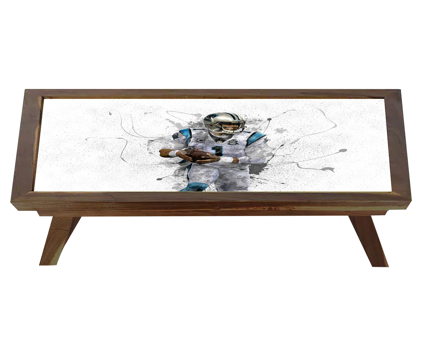 Cam Newton Splash Effect Coffee and Laptop Table
