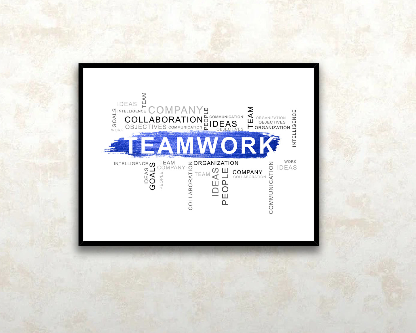 Teamwork Canvas Wall Art