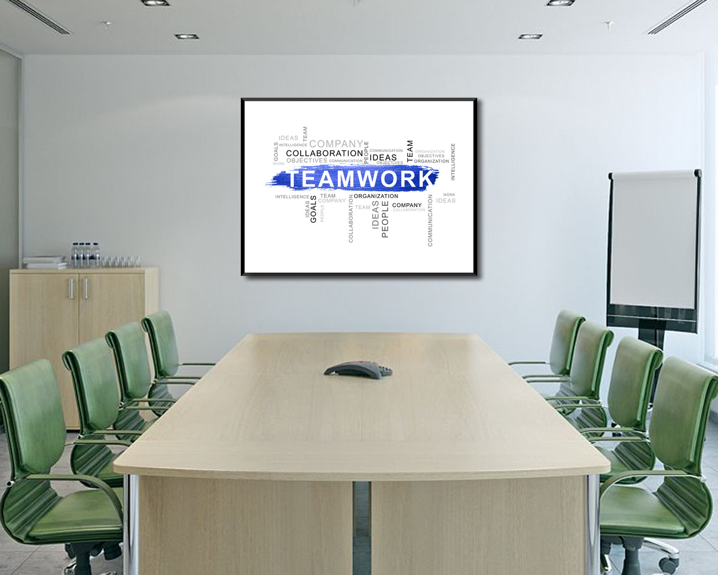 Teamwork Canvas Wall Art