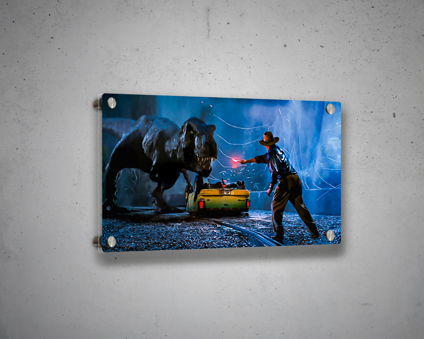 Jurassic Park Multicolour Wall Art