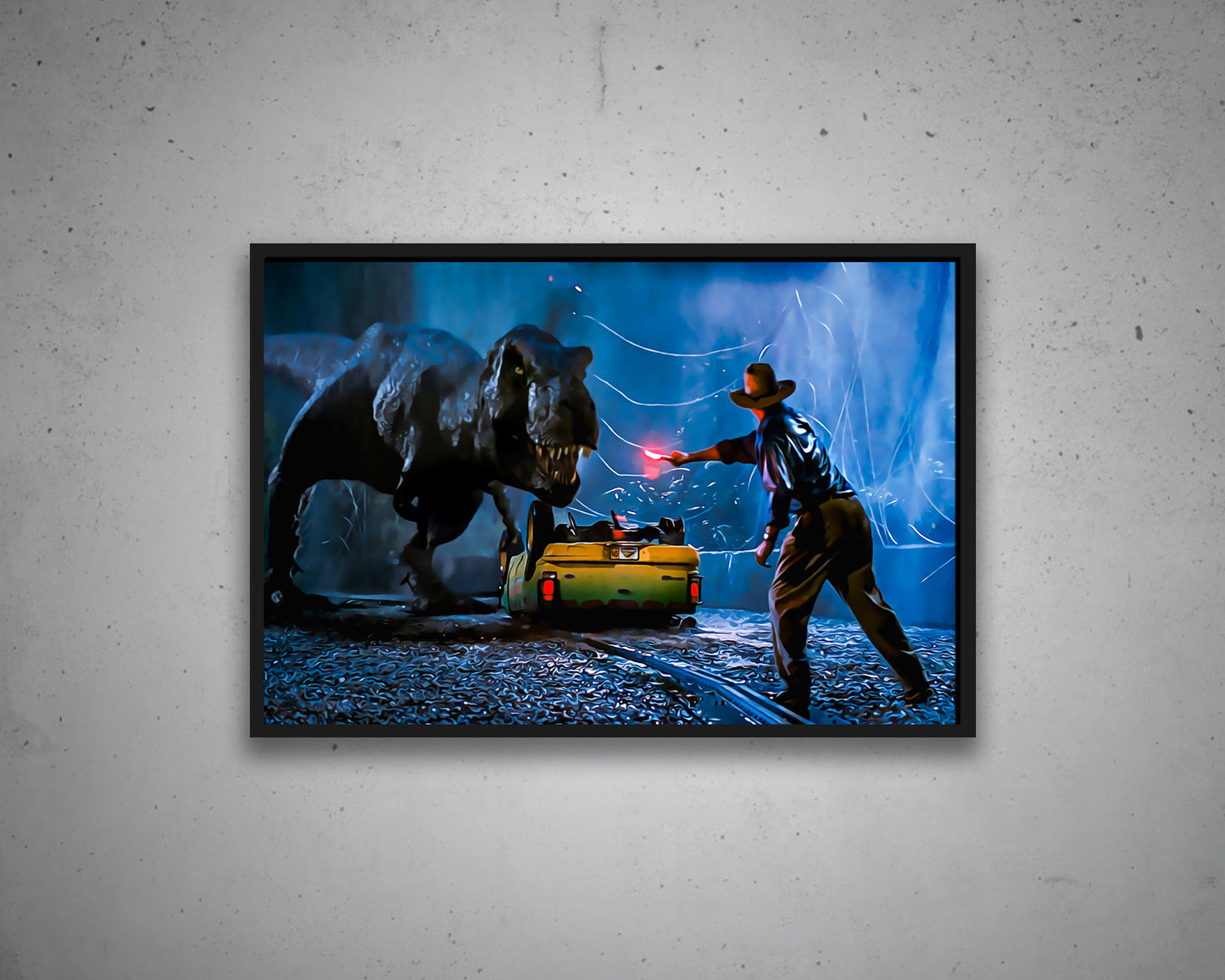 Jurassic Park Multicolour Wall Art