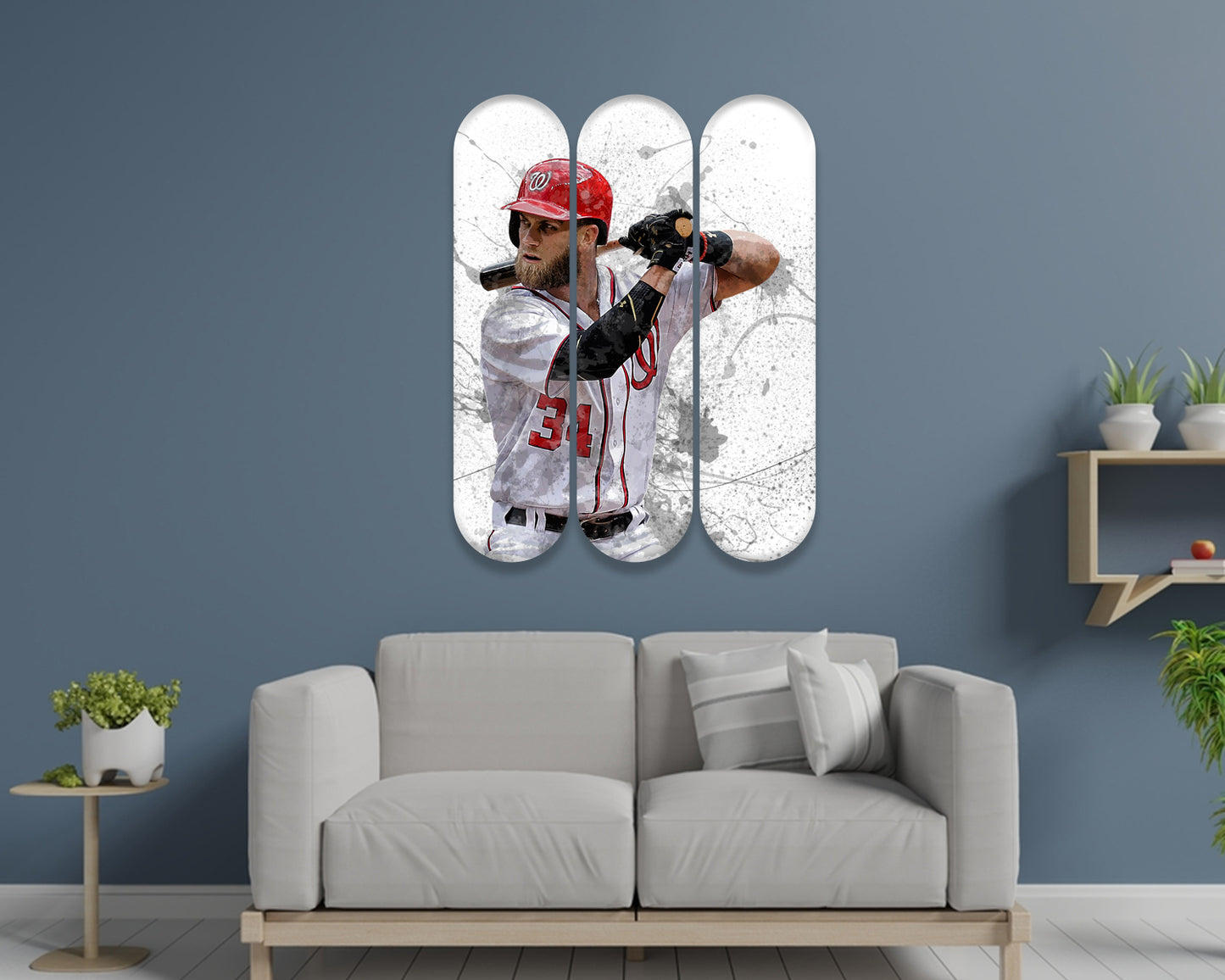 Bryce Harper Acrylic Skateboard Wall Art