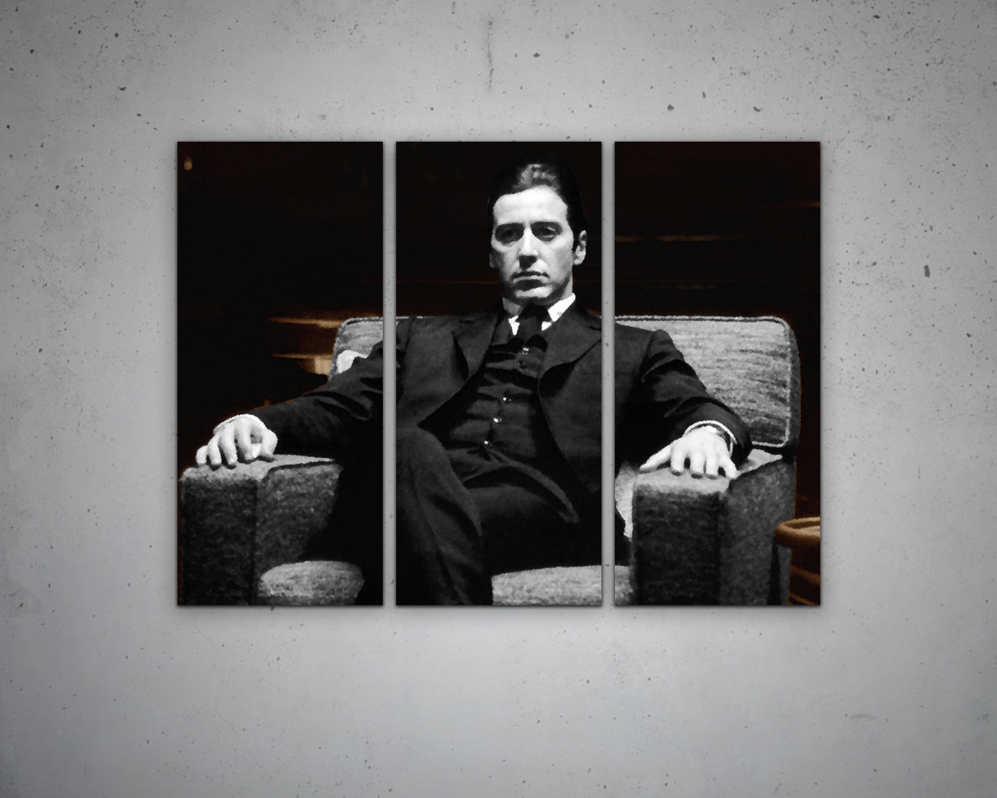 Abstract Godfather Multicolour Wall Art 