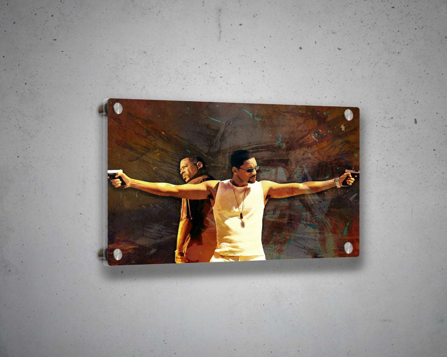 Bad Boys Multicolour Wall Art