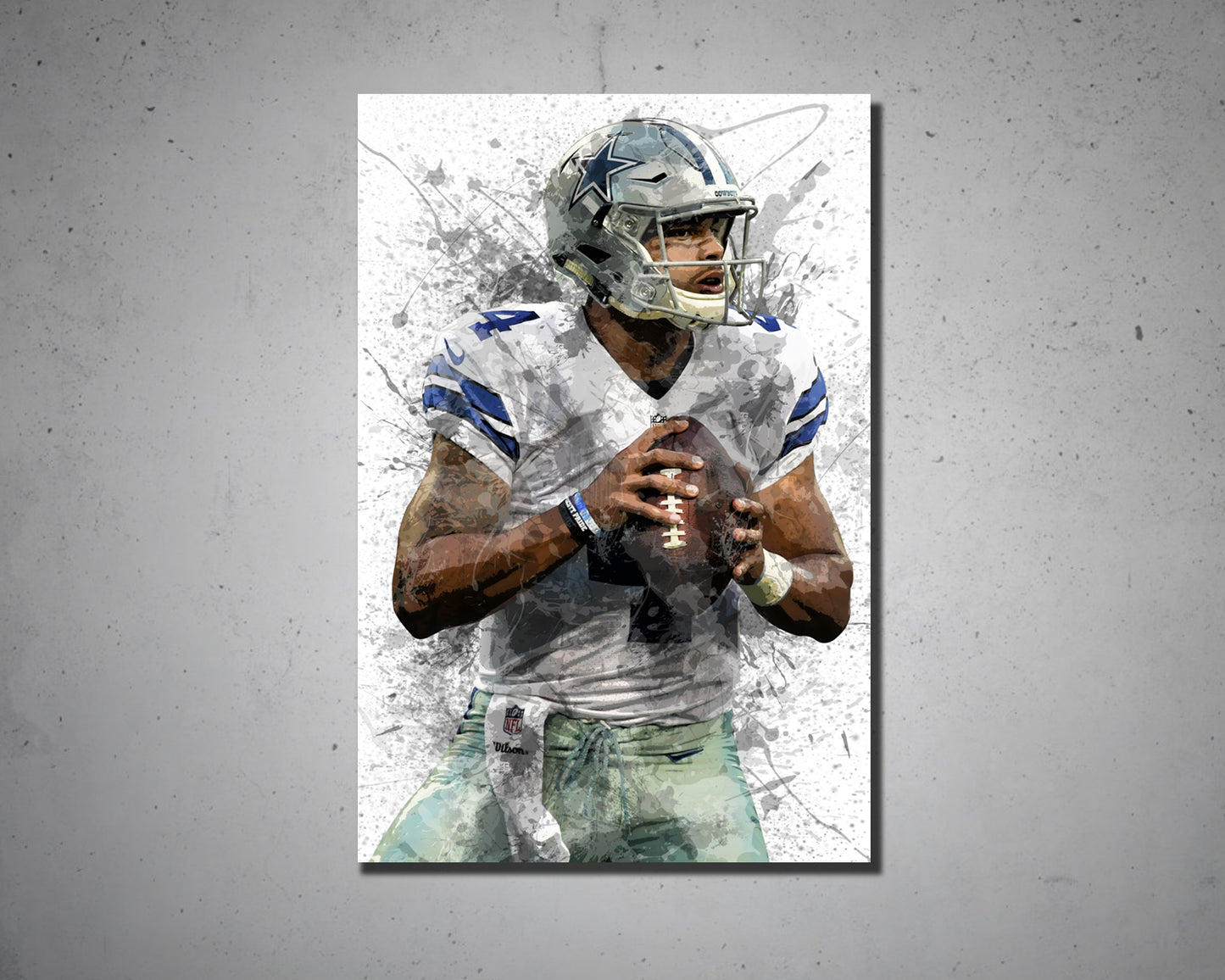 Dak Prescott Canvas Wall Art