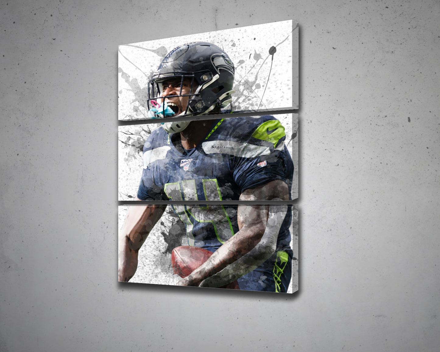 DK Metcalf Canvas Wall Art