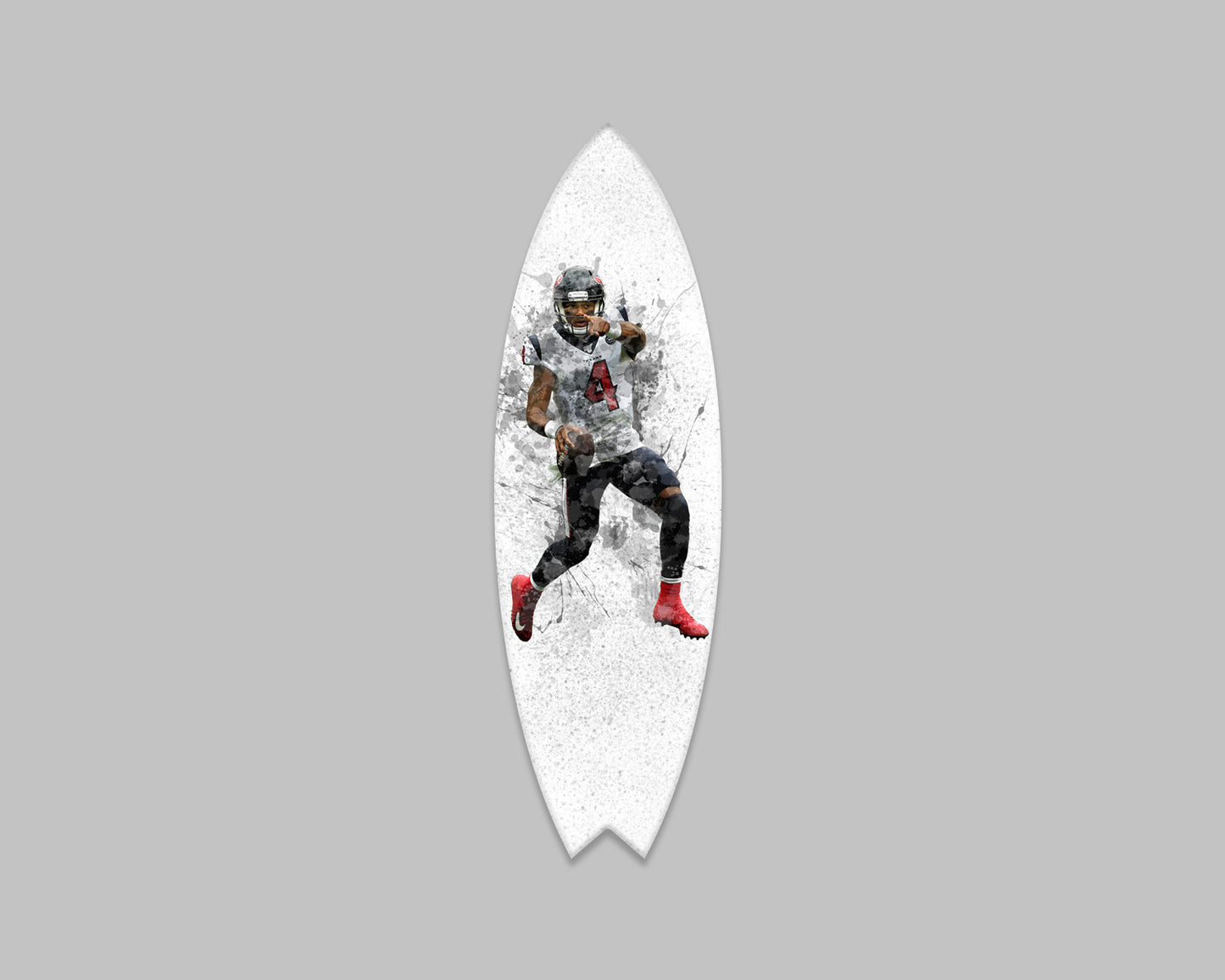Deshaun Watson Acrylic Surfboard Wall Art