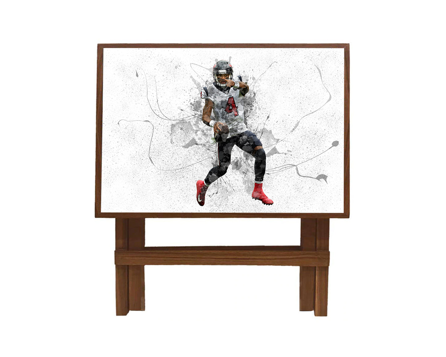 Deshaun Watson Splash Effect Coffee and Laptop Table