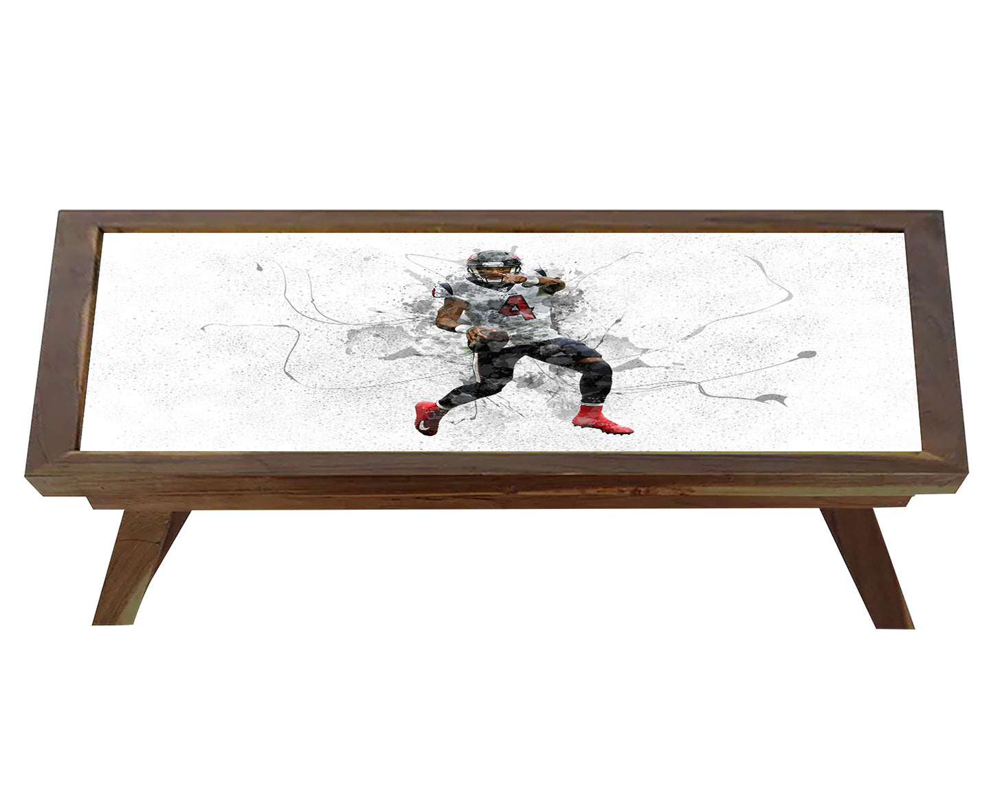 Deshaun Watson Splash Effect Coffee and Laptop Table