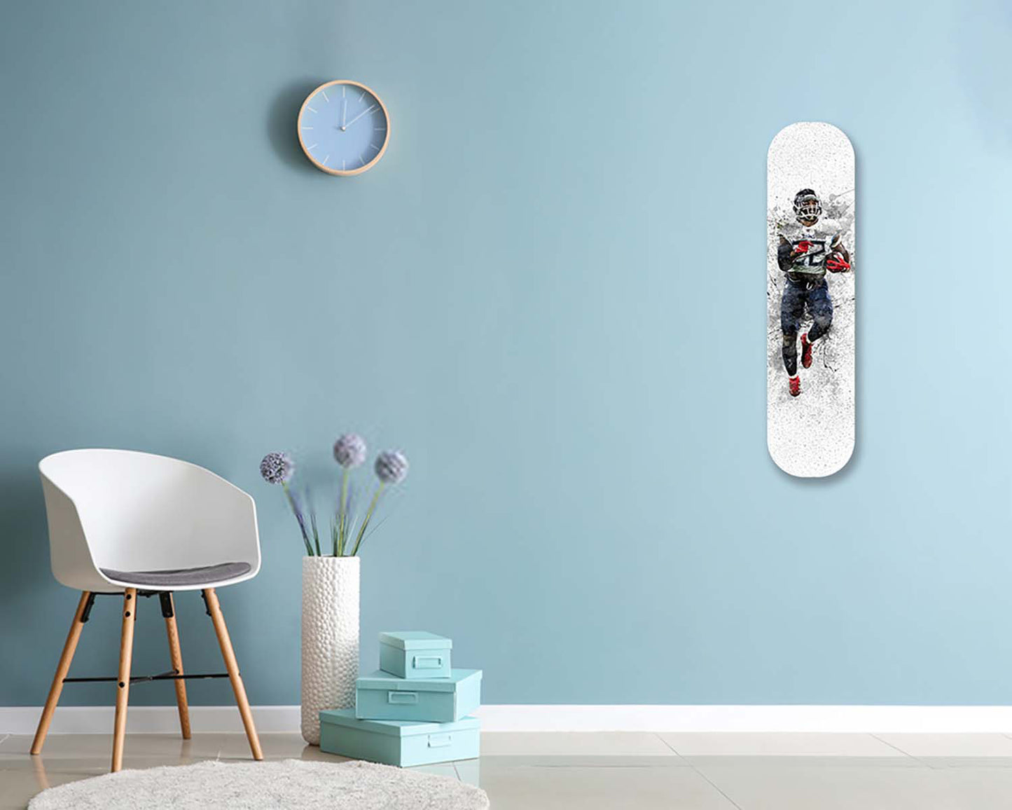 Derrick Henry Acrylic Skateboard Wall Art