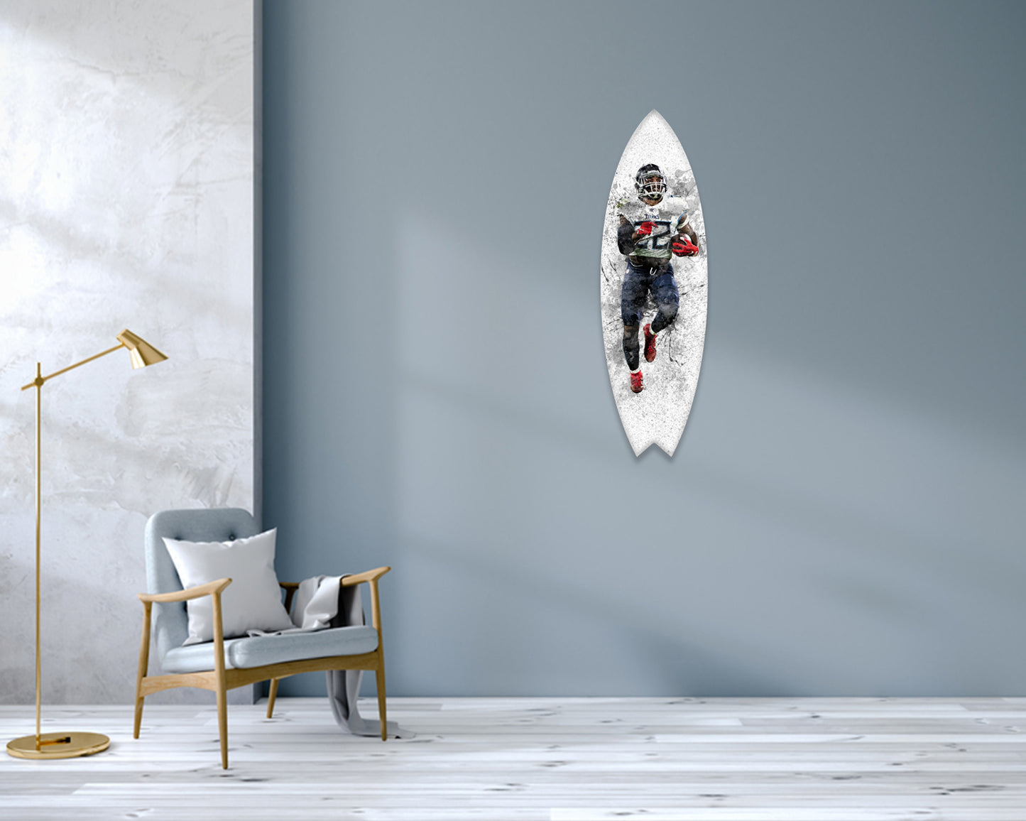 Derrick Henry Acrylic Surfboard Wall Art