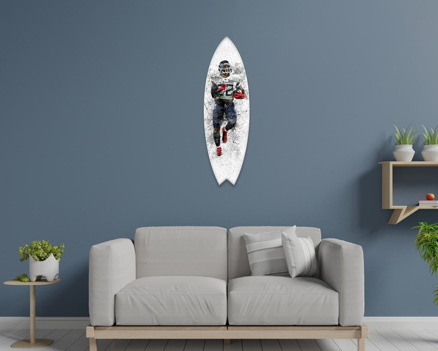 Derrick Henry Acrylic Surfboard Wall Art