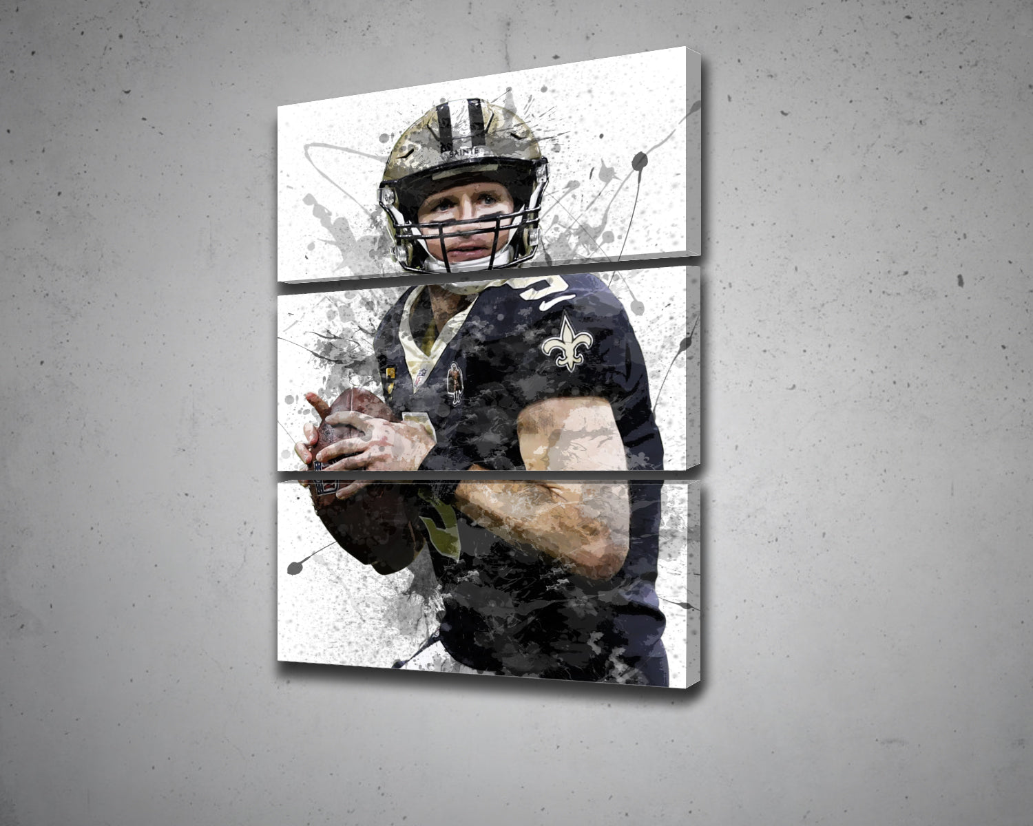 Drew Brees Canvas Wall Art