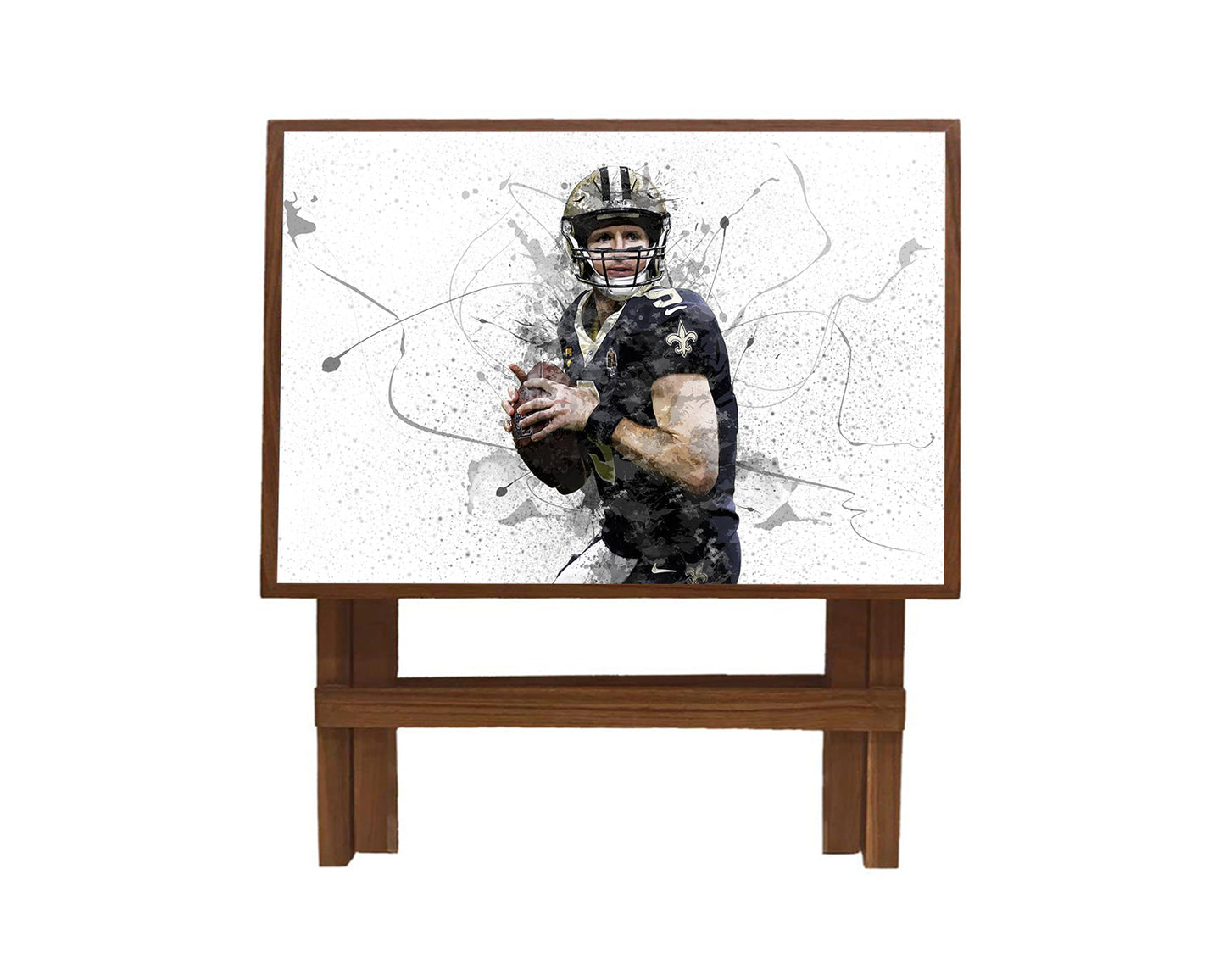 Drew Brees Splash Effect Coffee and Laptop Table