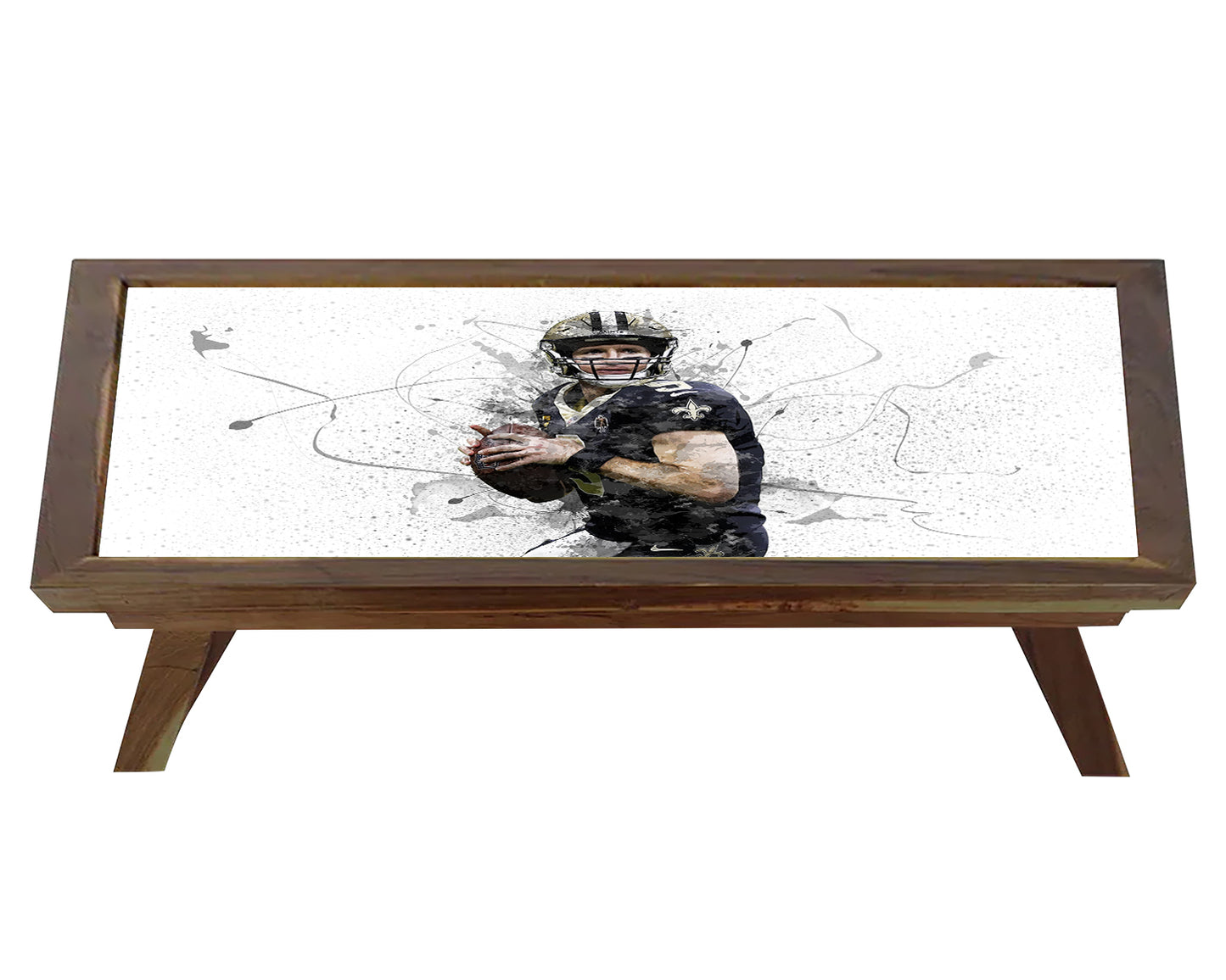 Drew Brees Splash Effect Coffee and Laptop Table