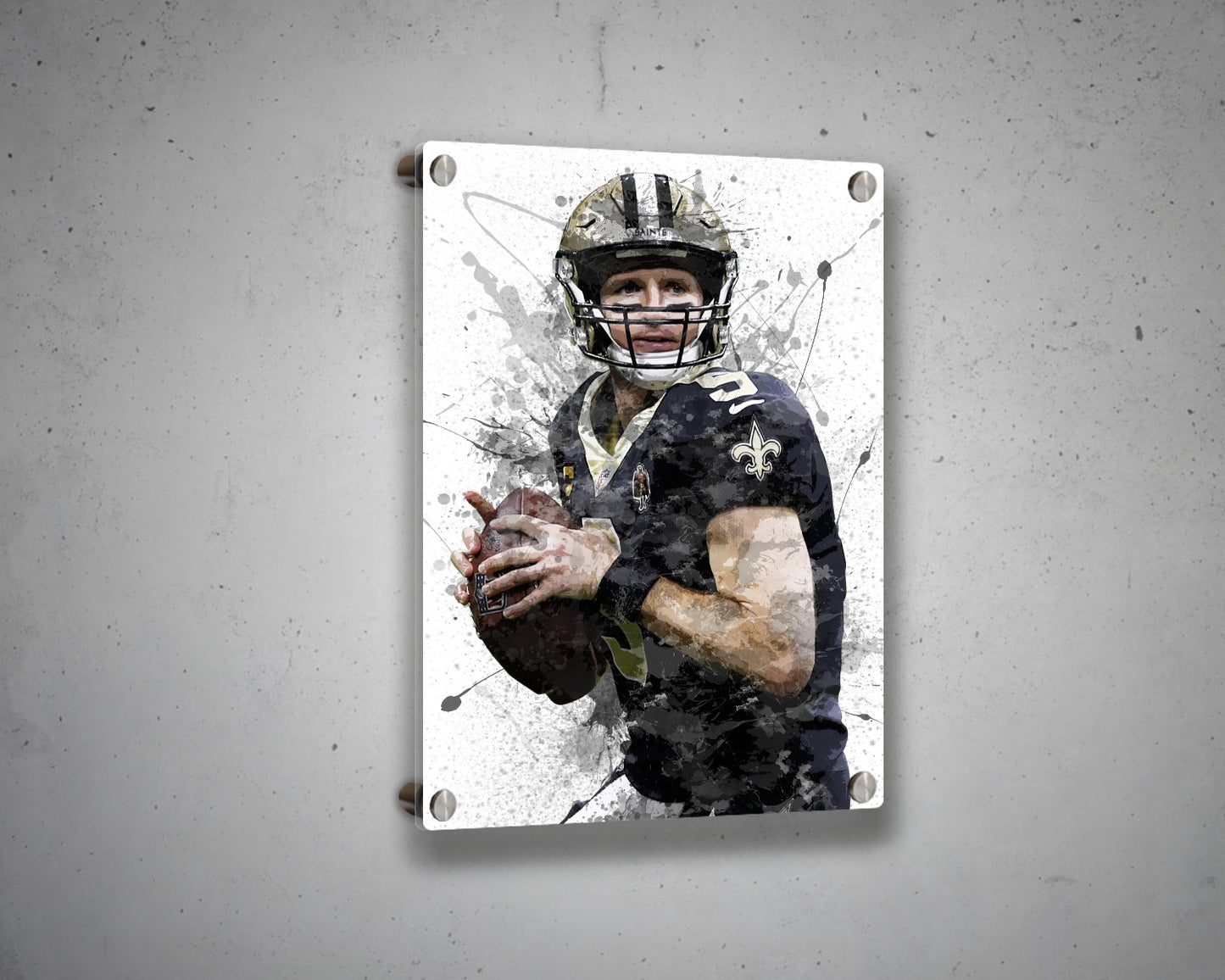 Drew Brees Canvas Wall Art