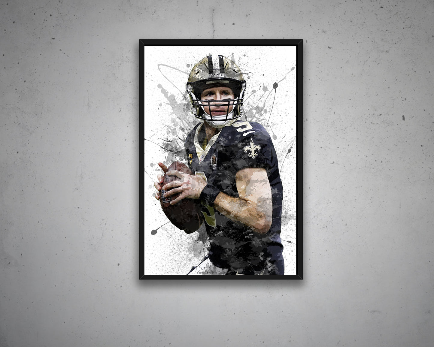 Drew Brees Canvas Wall Art