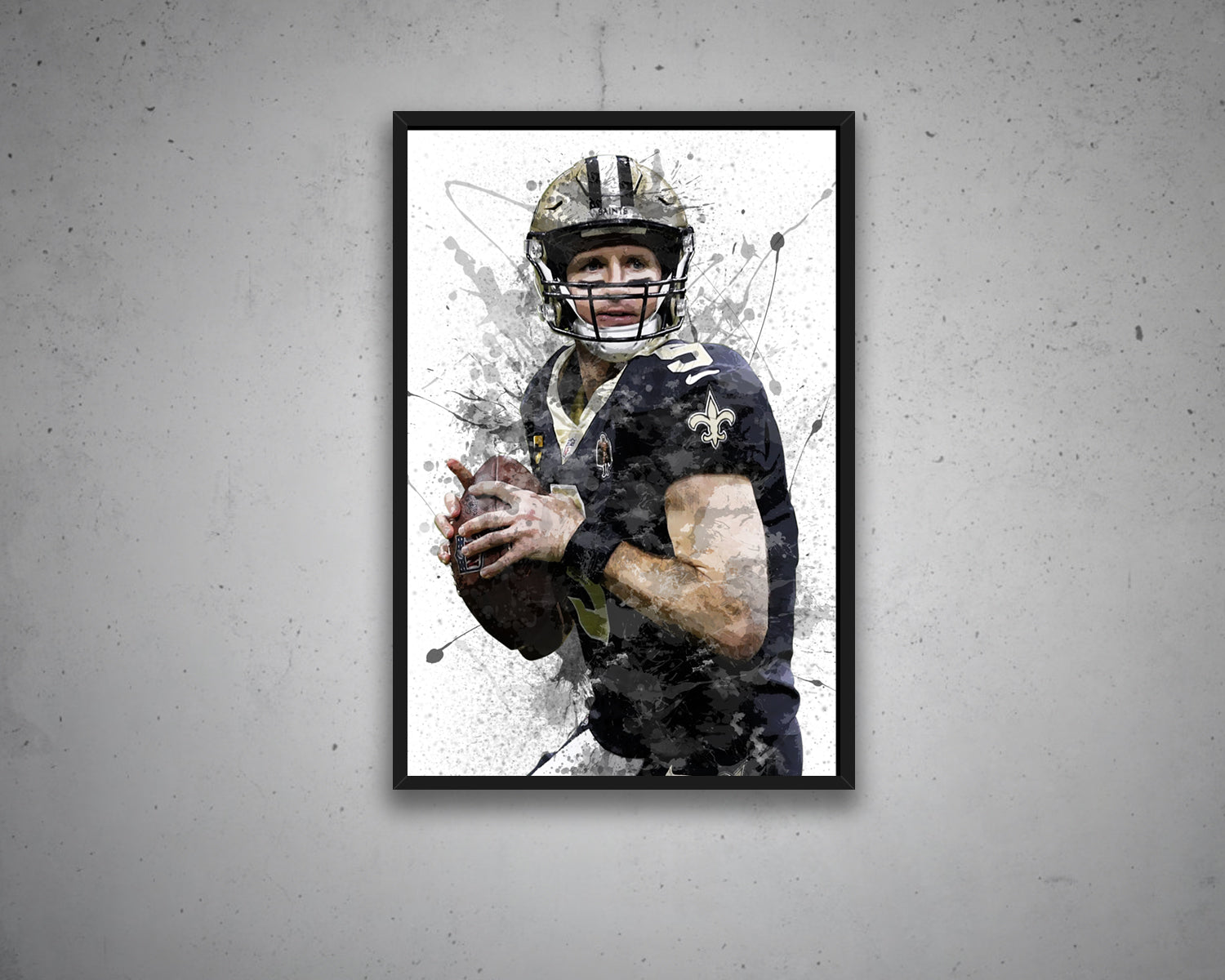 Drew Brees Canvas Wall Art