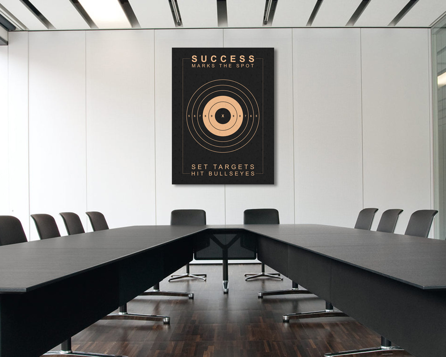 Success Marks The Spot Canvas Wall Art