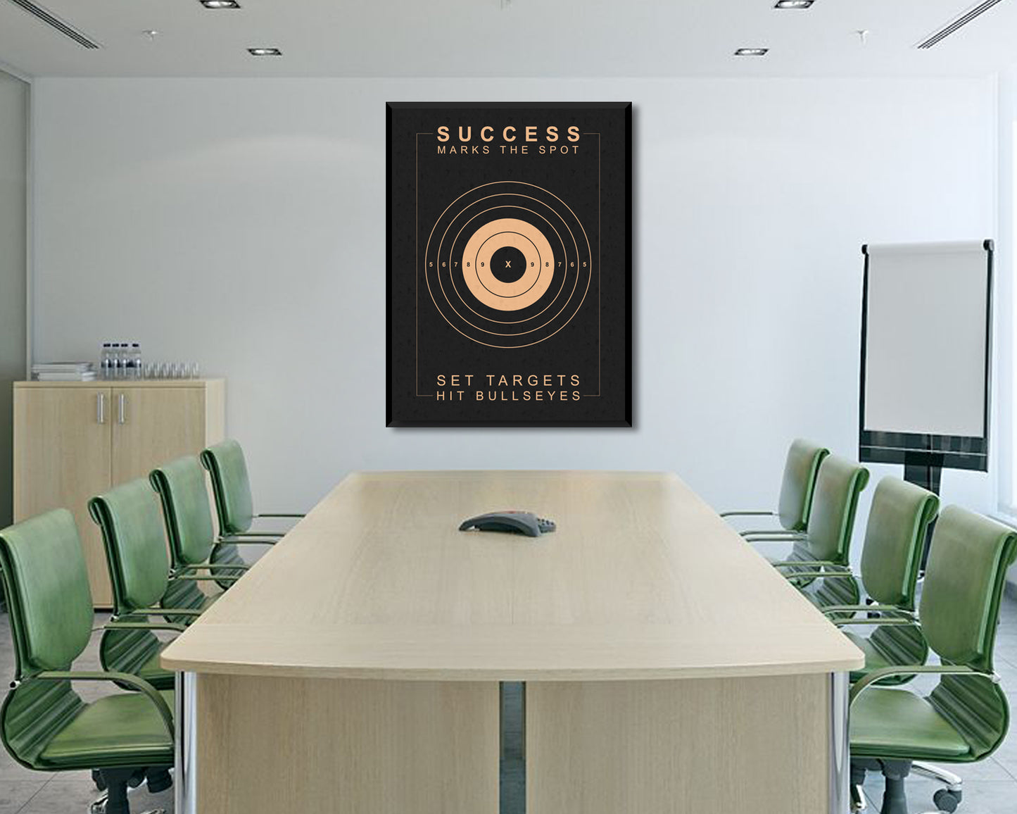 Success Marks The Spot Canvas Wall Art