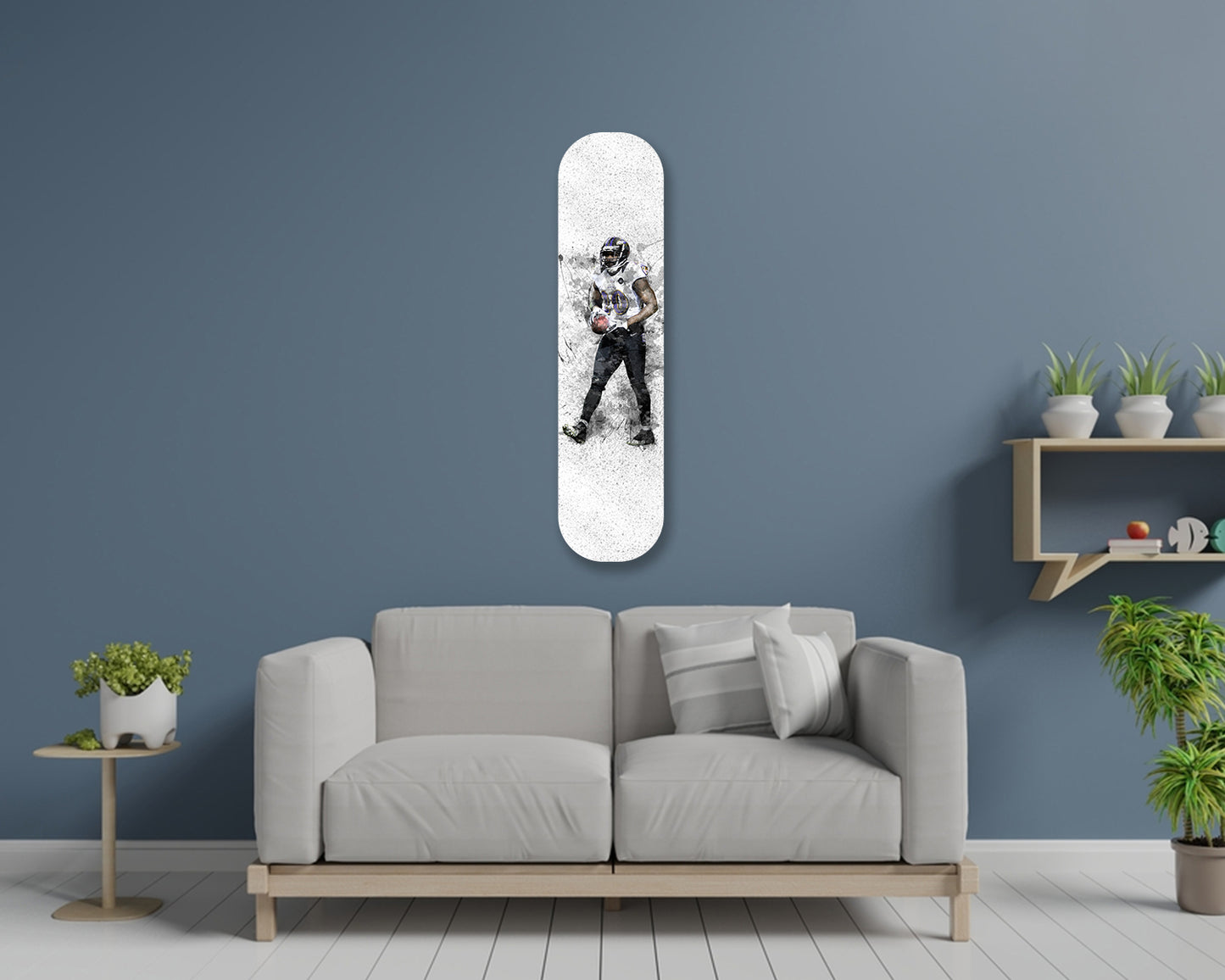 Ed Reed Acrylic Skateboard Wall Art