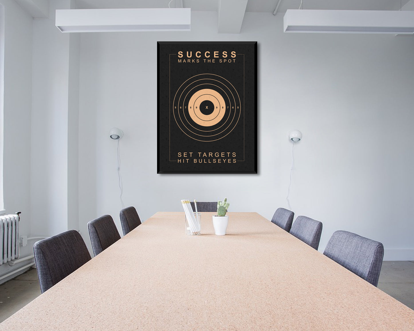 Success Marks The Spot Canvas Wall Art