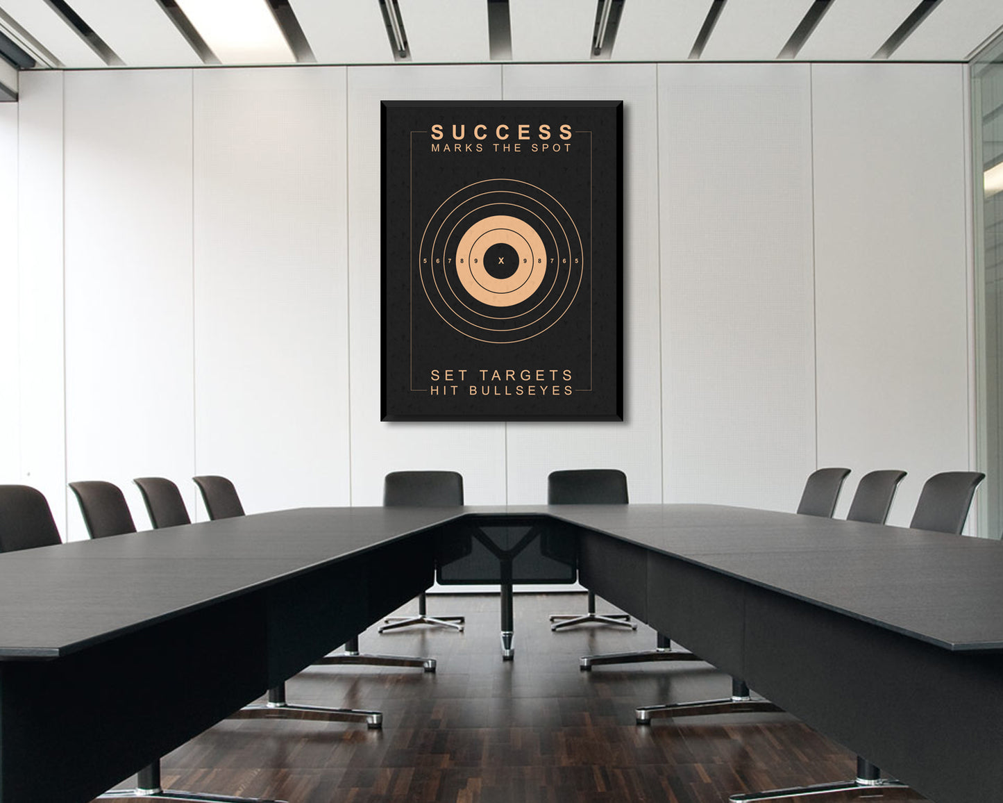 Success Marks The Spot Canvas Wall Art
