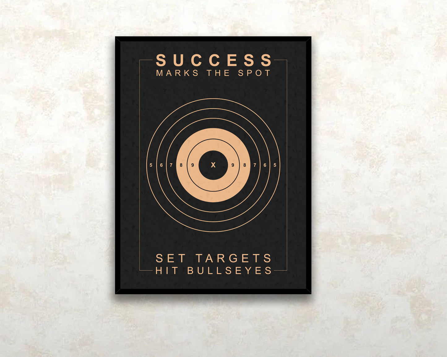 Success Marks The Spot Canvas Wall Art