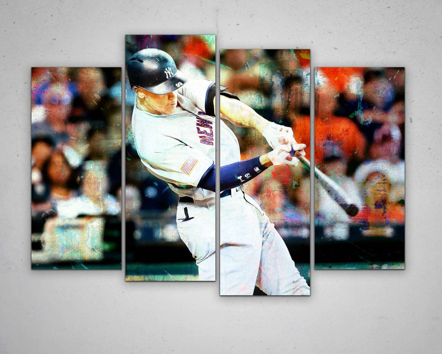 Aaron Judge Multicolour Wall Art