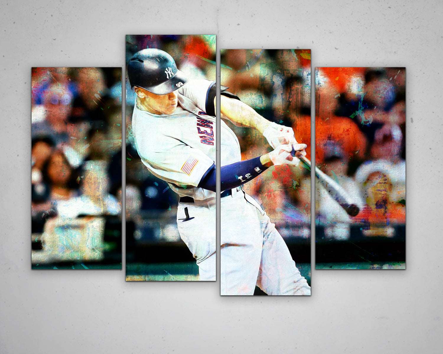 Aaron Judge Multicolour Wall Art