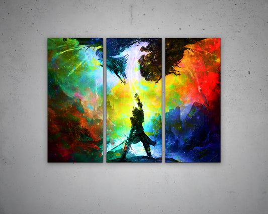 Dragon Age Multicolour Wall Art