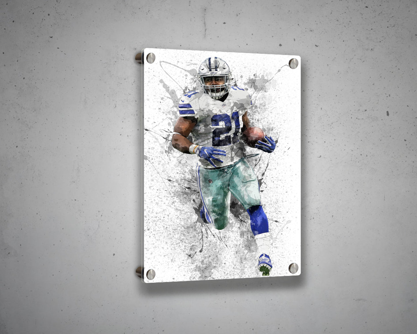 Ezekiel Elliott Canvas Wall Art