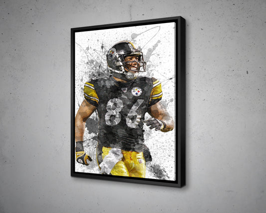 Hines Ward Canvas Wall Art