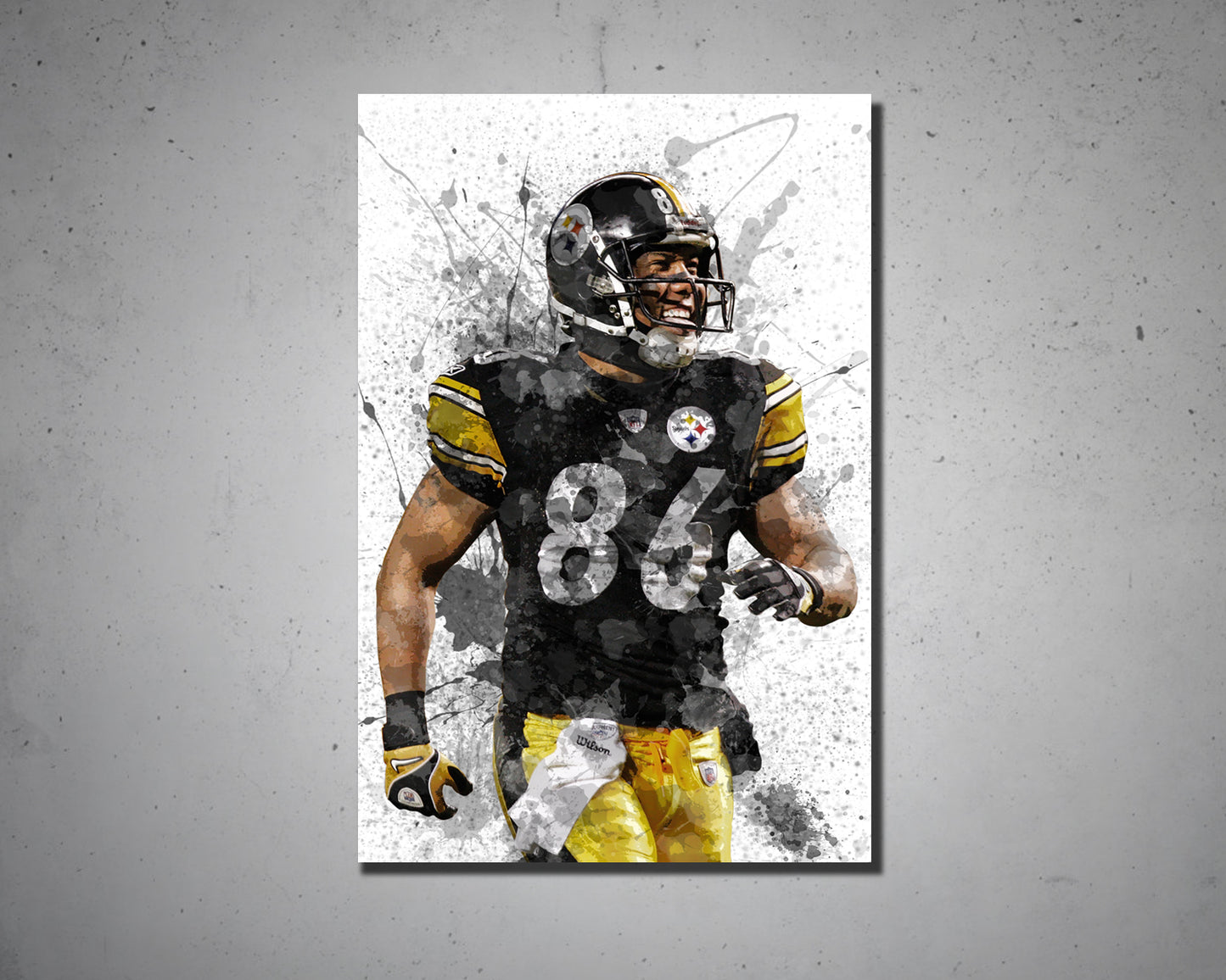 Hines Ward Canvas Wall Art
