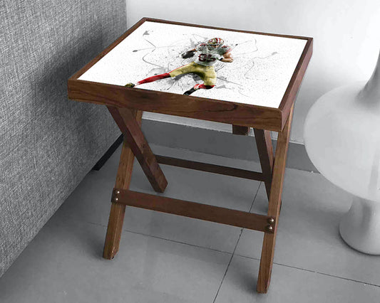 George Kittle Splash Effect Coffee and Laptop Table