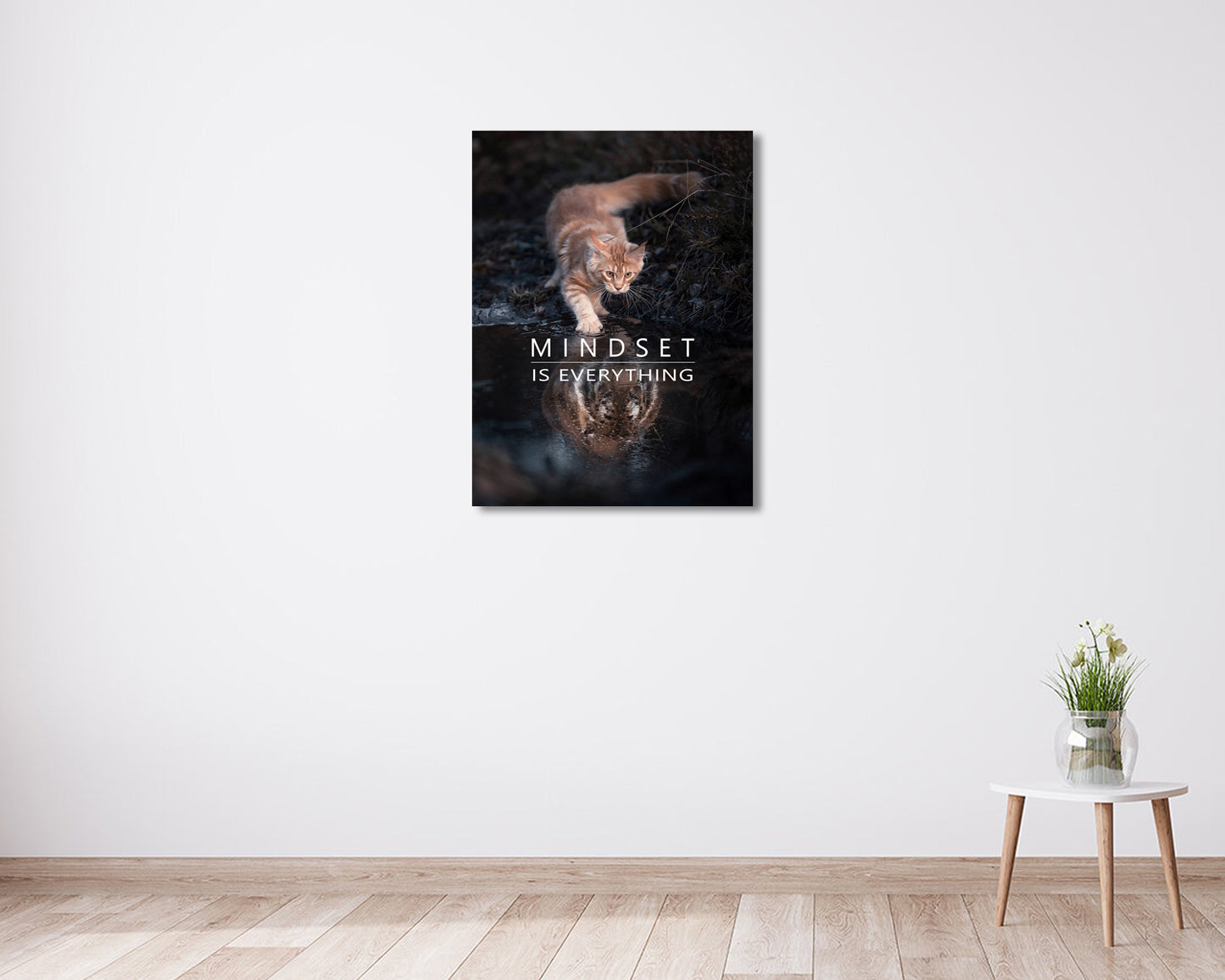 Mindset is everything Canvas Wall Art