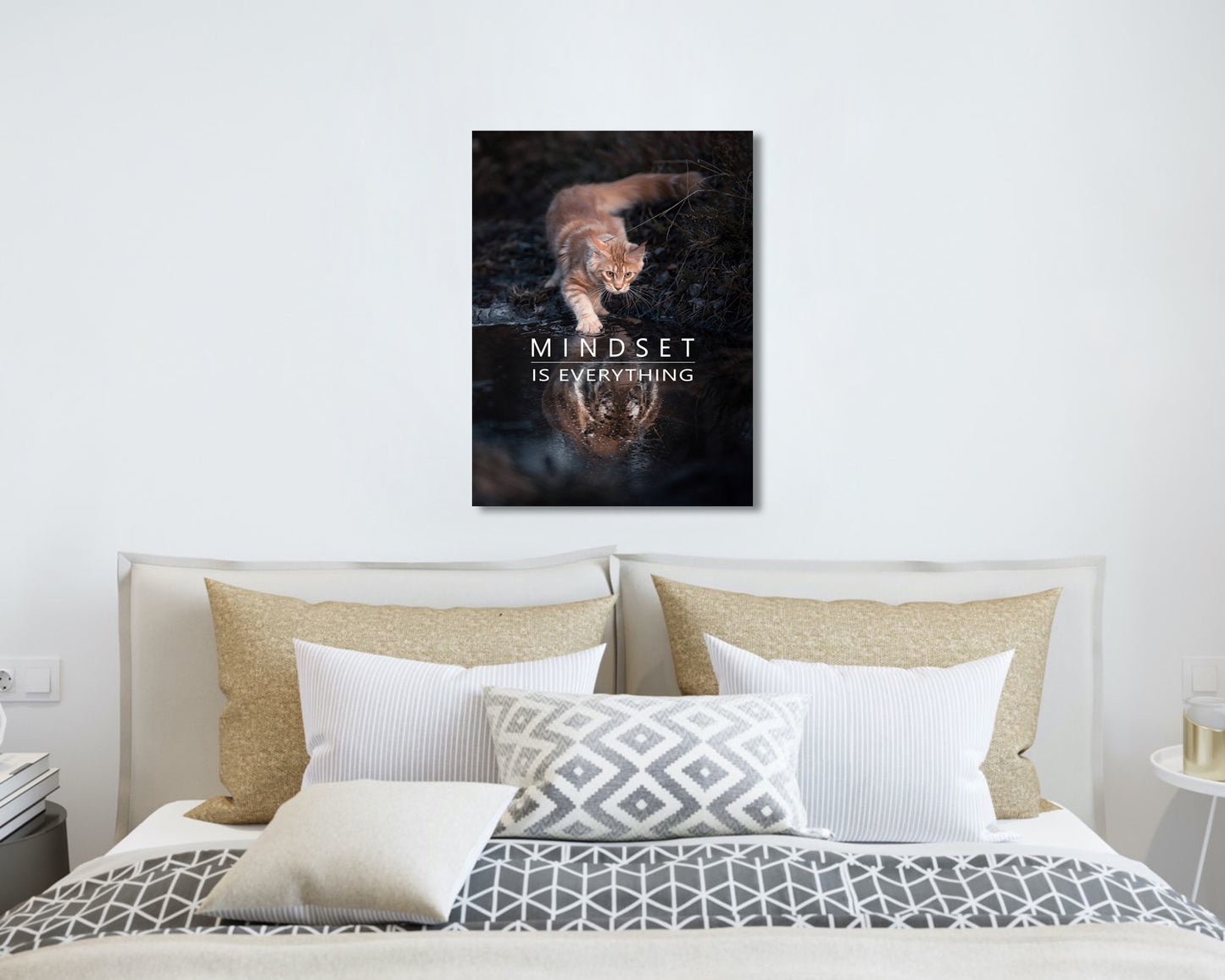 Mindset is everything Canvas Wall Art