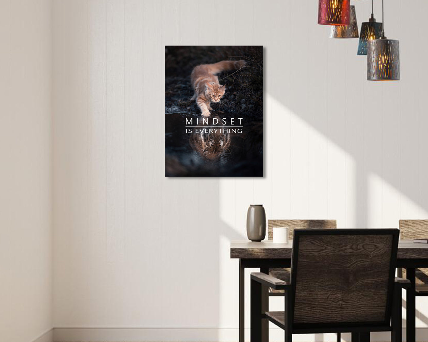 Mindset is everything Canvas Wall Art
