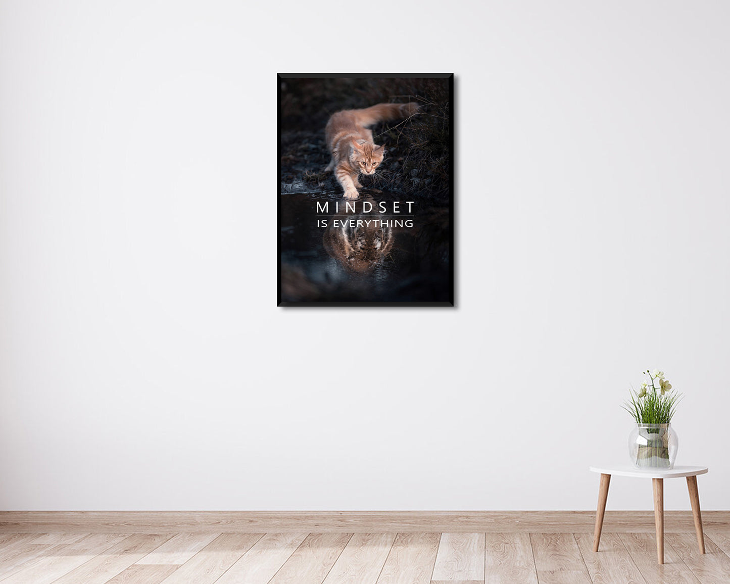 Mindset is everything Canvas Wall Art