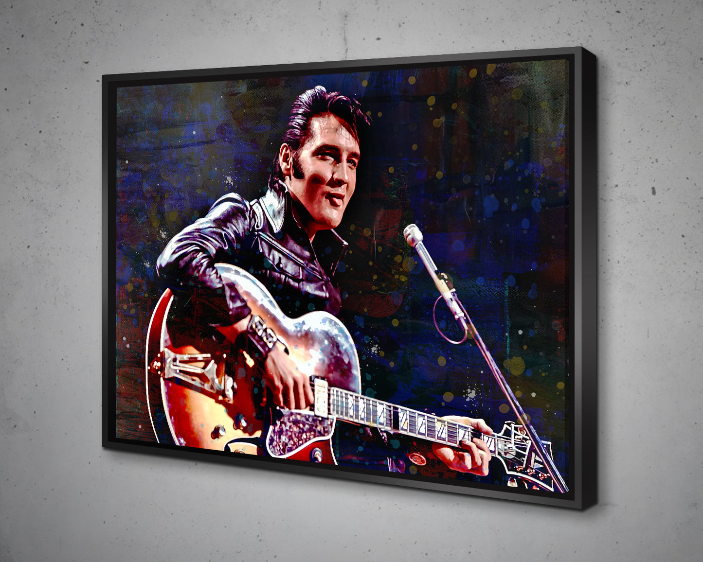 Elvis Presley Multicolour Wall Art
