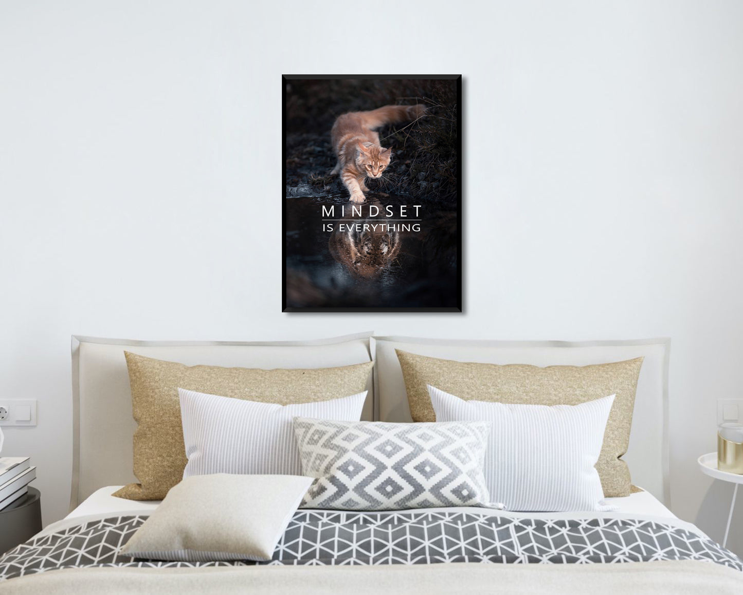 Mindset is everything Canvas Wall Art