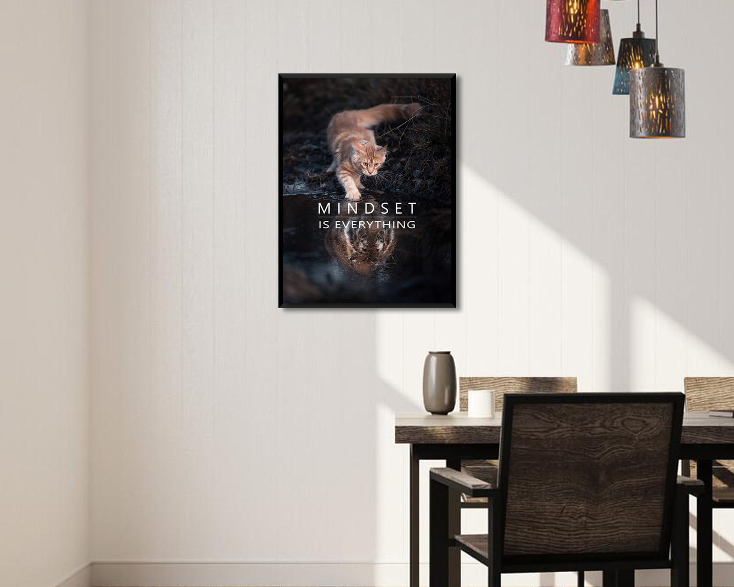 Mindset is everything Canvas Wall Art