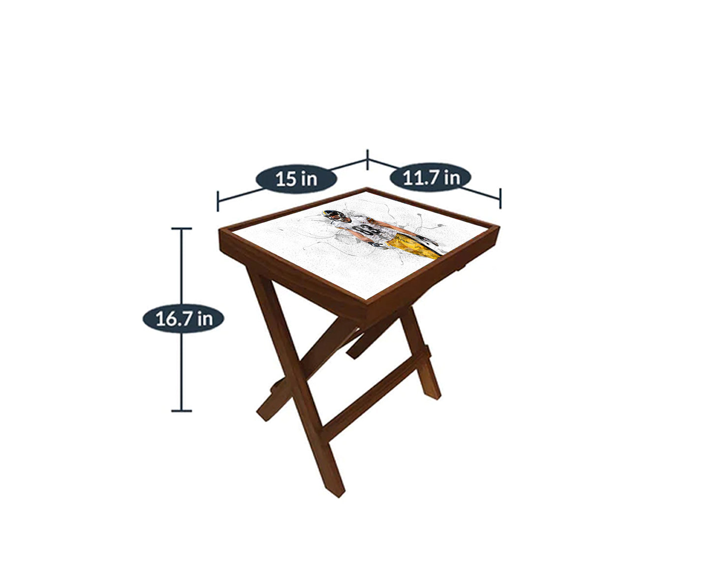 Heath Miller Splash Effect Coffee and Laptop Table